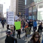 Anti-lockdown Protest, Toronto,Canada, Saturday March 20, 2021