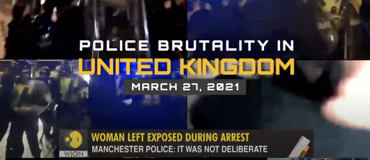 Police brutality In The UK.