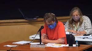 School Board Trustee Almost Passes out from wearing a mask