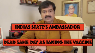 any in India are outraged after the country’s public health ambassador died suddenly only a day after receiving the COVID-19 vaccination, according to reports.