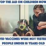 COVID vaccines were not tested on people under 18 years old