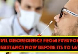 Civil disobedience now, we know they are lying to us.