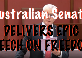Australian Senator epic speech on freedom