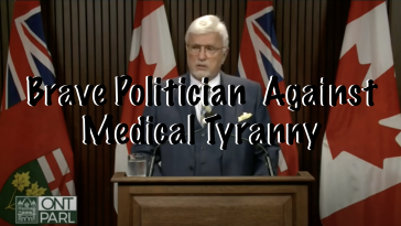 Brave Politician Against Medical Tyranny