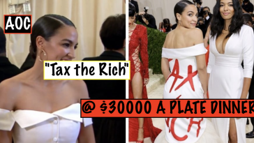 AOC TAX THE RICH $30000 DINNER