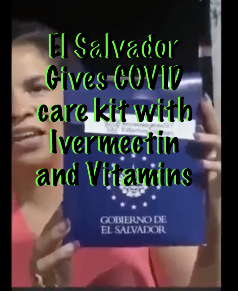El Salvador Gives COVID care kit with Ivermectin and Vitamins