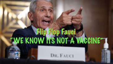 Flip Flop Fauci We Know It's Not a Vaccine