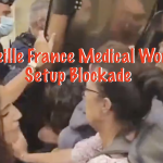 Marseille France Medical Workers Setup Blockade