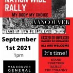 Nation Wide Rally - My Body My Choice