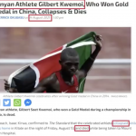 SO MANY DYING FROM THE JAB - THE MEDIA ARE SILENT