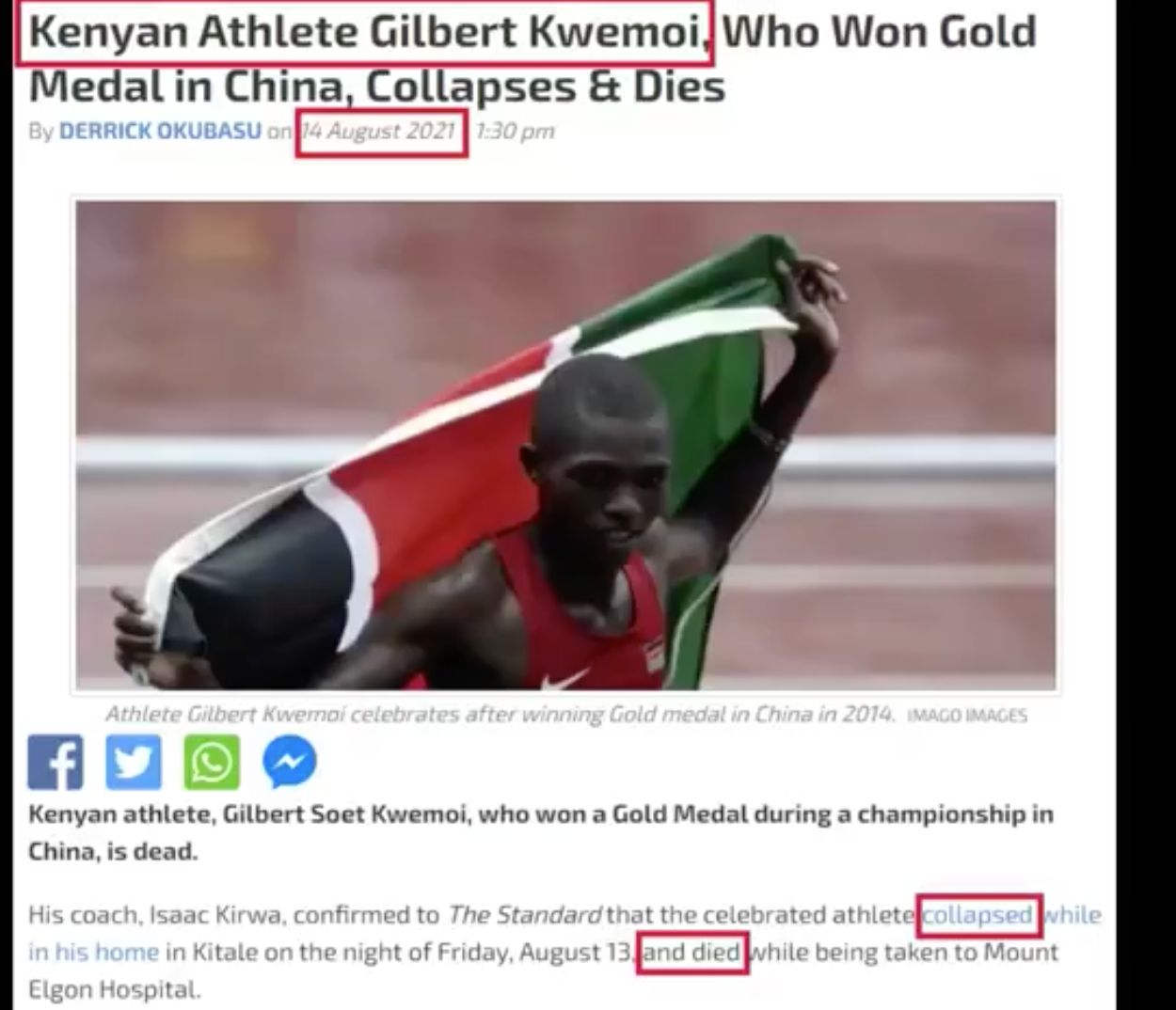 SO MANY DYING FROM THE JAB - THE MEDIA ARE SILENT