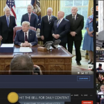 Plandemic billed of trillions of dollars signed one year before the Plandemic was announced