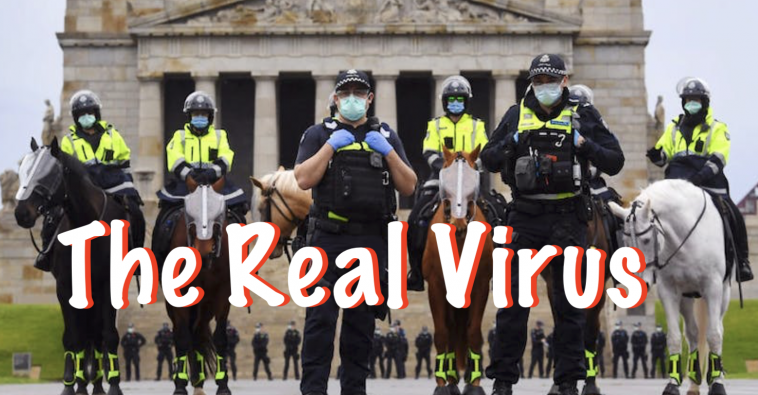 The Real Virus Is The Police Following Unlawful Mandates From Corporations out of Jurisdiction