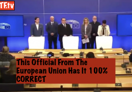 This Official From The European Union Has It 100% CORRECT
