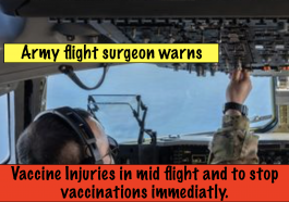 Vaccine Injuries in mid flight and to stop vaccinations immediatly.