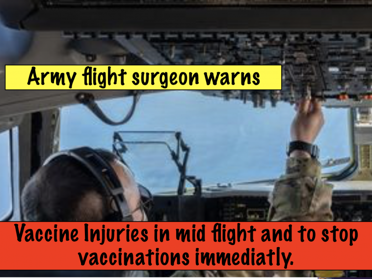 Vaccine Injuries in mid flight and to stop vaccinations immediatly.