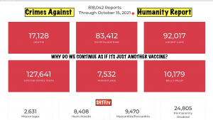 Vaers Report Shows The Lunacy To Keep Pushing For Thie Kill SHOT