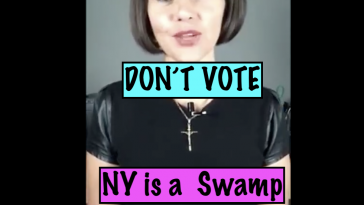 dont vote new york is a swamp