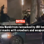 California Nordstrom ransacked by 80 looters in in ski masks with crowbars and weapons.