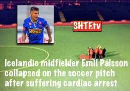 Icelandic midfielder Emil Pálsson collapsed on the soccer pitch after suffering cardiac arrest