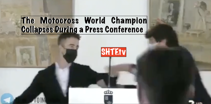 The Motocross World Champion Collapses During a Press Conference