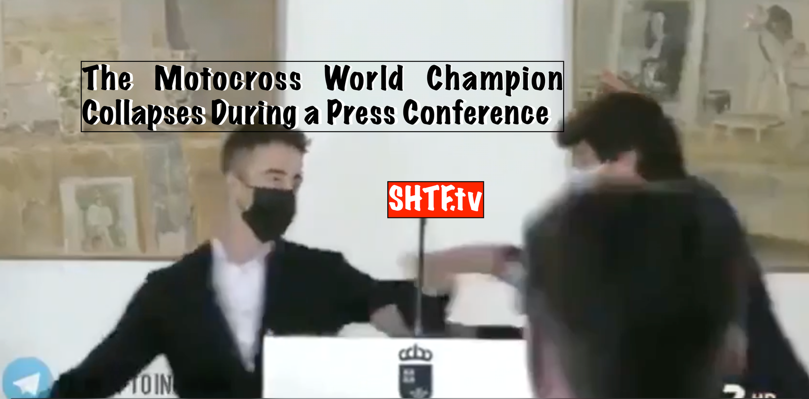 The Motocross World Champion Collapses During a Press Conference