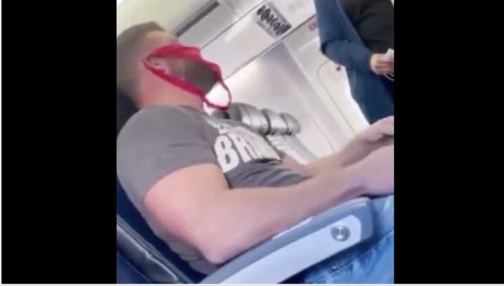 Man Kicked of Plane For Panty Mask
