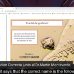 Spanish professors use high power microscopes to look at what in the vials.