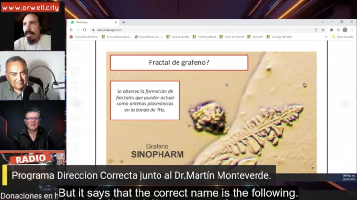 Spanish professors use high power microscopes to look at what in the vials.