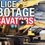 BREAKING: Police sabotage heavy equipment at Coutts