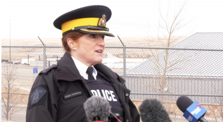 Alberta RCMP arrest 12 people at Coutts border blockade, seize weapons