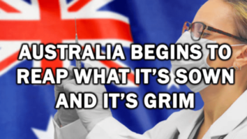 Australia begins to reap what it has sown. It's grim.