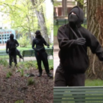 Chaos Breaks Out After Masked Antifa Members Show Up to GOP Rally