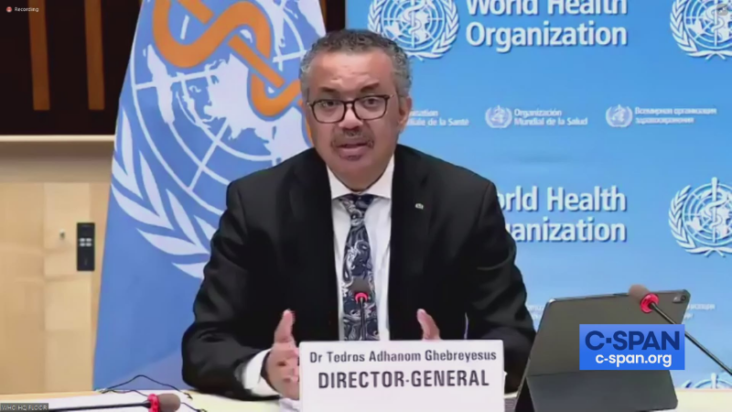 Tedros Mentions Growing Resistance to the WHO's Power Grab at a Media Briefing