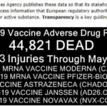 44,821 Dead 4,351,483 Injured Following COVID-19 Vaccines in European Database of Adverse Reactions