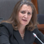 Freeland grilled for relying