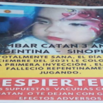 Argentina - The Mother Of A 3-yr Old That Died After The Covid Shot Says The Government Constantly Pressuring Has Made Her 'Vaccinate' Her Child.