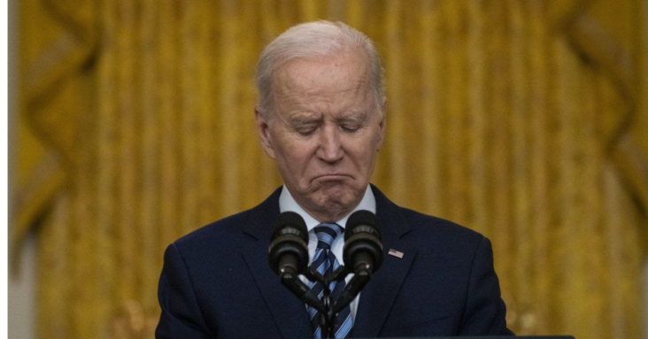 Biden's rating reaches record low