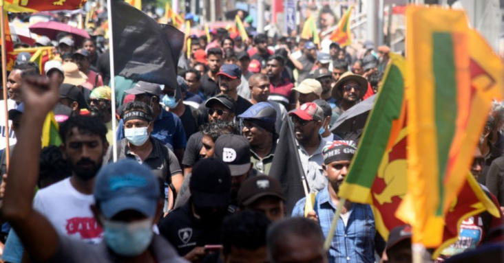 Sri Lanka protesters break into President's House as thousands rally