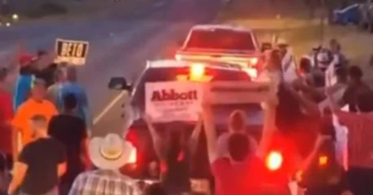 EPIC! Beto O’Rourke Chased Away from Texas Venue by Throngs of Abbott Supporters as Kid Rock Plays in the Background (VIDEO)