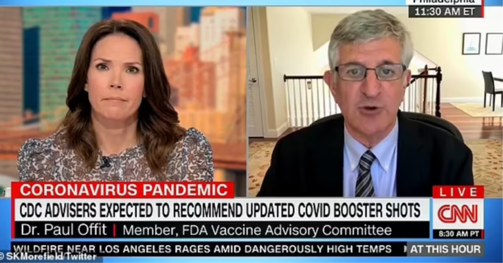 FDA vaccine adviser warns healthy young people should NOT get new COVID booster Says it's 'unfair to make them take a risk' after data suggested shot was not as effective as first batch