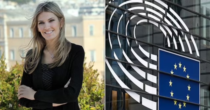 EU vice-president and Greek socialist MEP Eva Kaili is ARRESTED by Belgian police in 'Qatar lobbying scandal': Politician is suspended from her party amid corruption claims