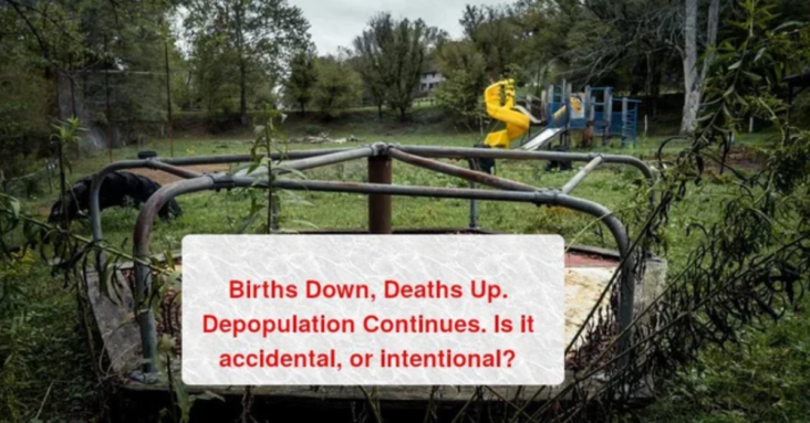Is Depopulation we are Seeing, Planned or Incidental? December Births and Deaths Update