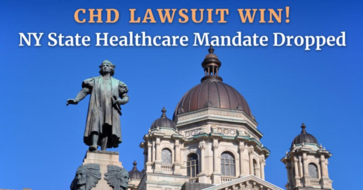 BREAKING CHD Defeats NY State Healthcare Workers COVID Mandate!