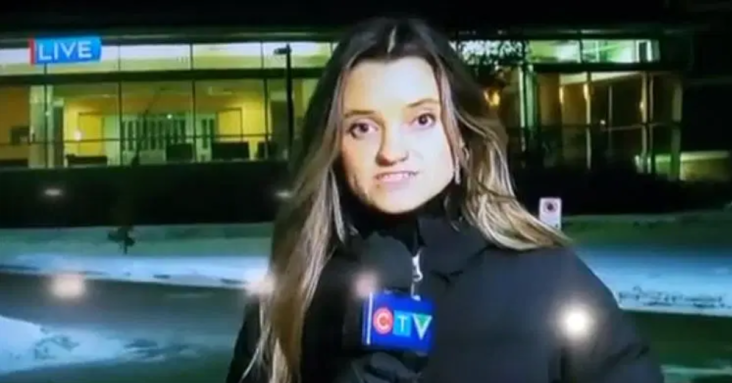 CTV news reporter Jessica Robb appears to go into medical distress & collapse on LIVE TV, watch viral video