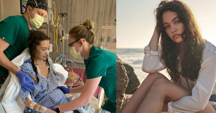 Claire Bridges was a 21 year old model when she received the mRNA vaccine