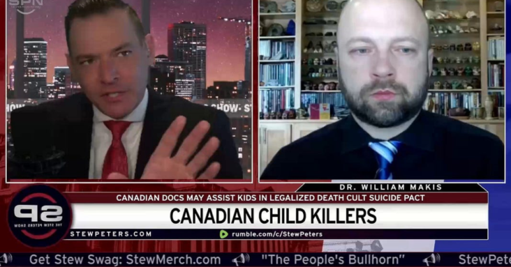 INTERVIEW with Stew Peters - Trudeau government wants euthanasia for Canadian children without parental consent, as well as the mentally ill...