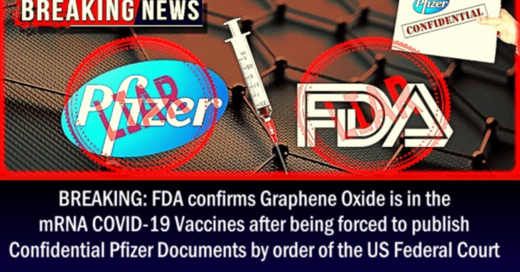 BREAKING FDA confirms Graphene Oxide is in the mRNA COVID-19 Vaccines after being forced to publish Confidential Pfizer Documents by order of the US Federal Court