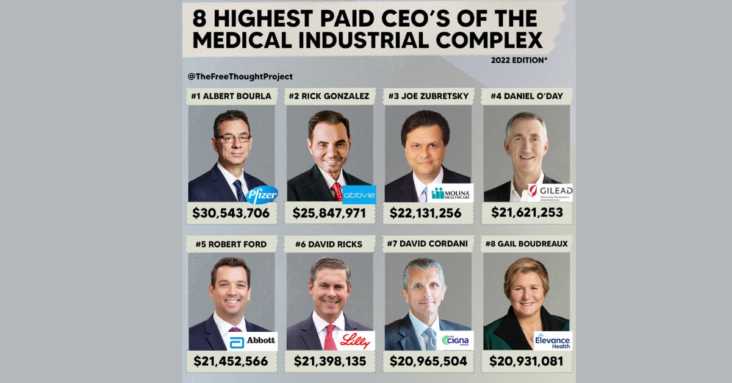 11 highest paid CEOs in healthcare