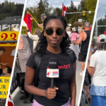 BC fails at shutting down gender ideology for kids protesters on North Van Highway overpass